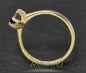 Preview: Brillant Ring aus 585 Gelbgold; 1,05ct, schwarz